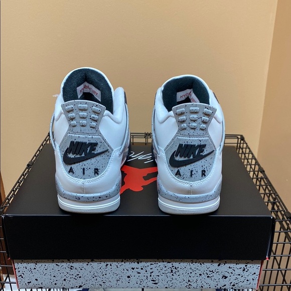 2025 Air Jordan 4 Retro “White Cement” - Picture 4 of 10